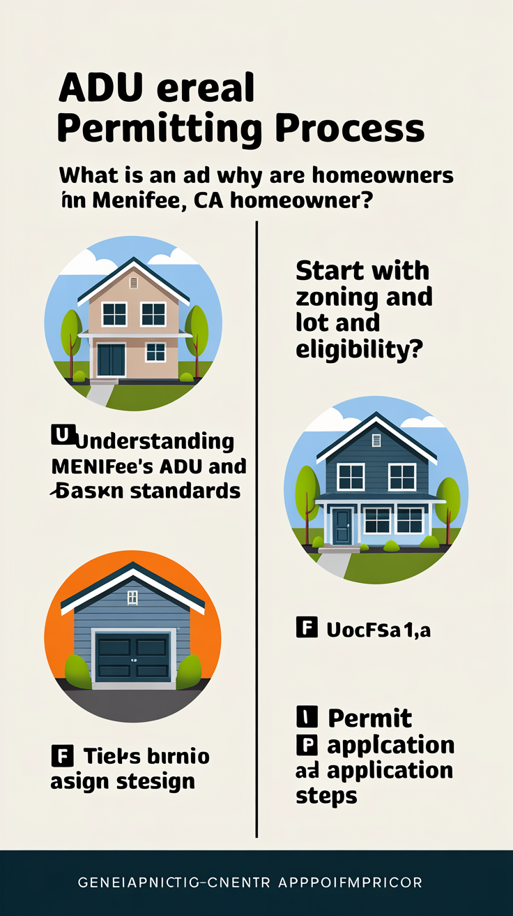 ADU Permitting in Menifee, CA: What Homeowners Need to Know — infographic summary