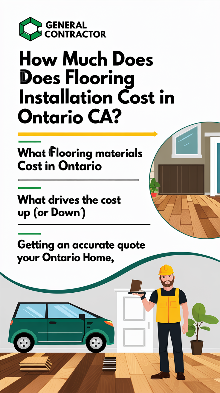 How Much Does Flooring Installation Cost in Ontario CA? — infographic summary